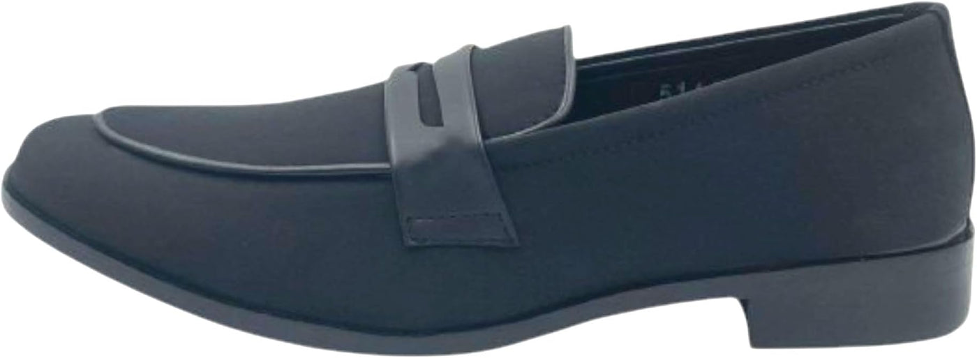SUEDE WITHOUT BUCKEL BLACK VELUXE BLACK MEN LOAFERS SHOES